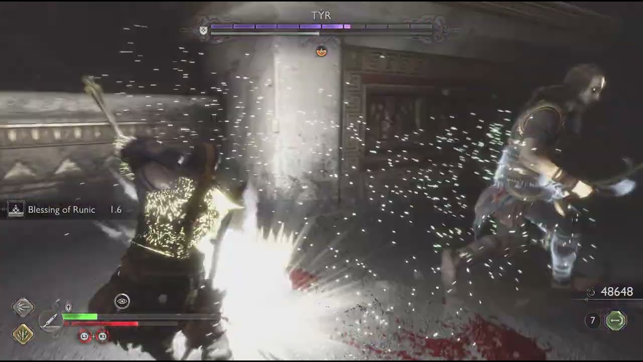 God of War Ragnarök : Valhalla (PS5) TYR Boss Battle 