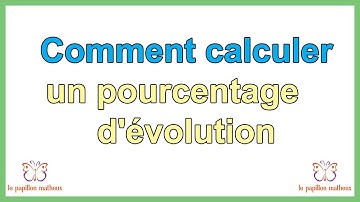 Comment calculer un pourcentage d