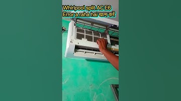 Whirlpool inverter split AC E6 error | Whirlpool split AC mein E6 error a raha hai | E6 error proble