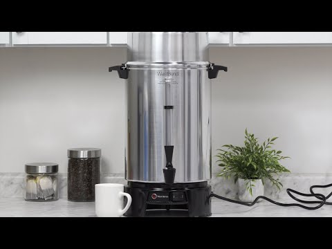 Proctor Silex Commercial 100 Cup Coffee Urn, 120V, Aluminum, 45100R