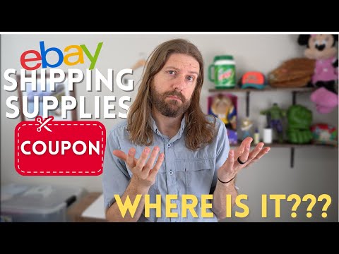 How to Find Your FREE eBay Shipping Supplies Coupon- QUICK & EASY