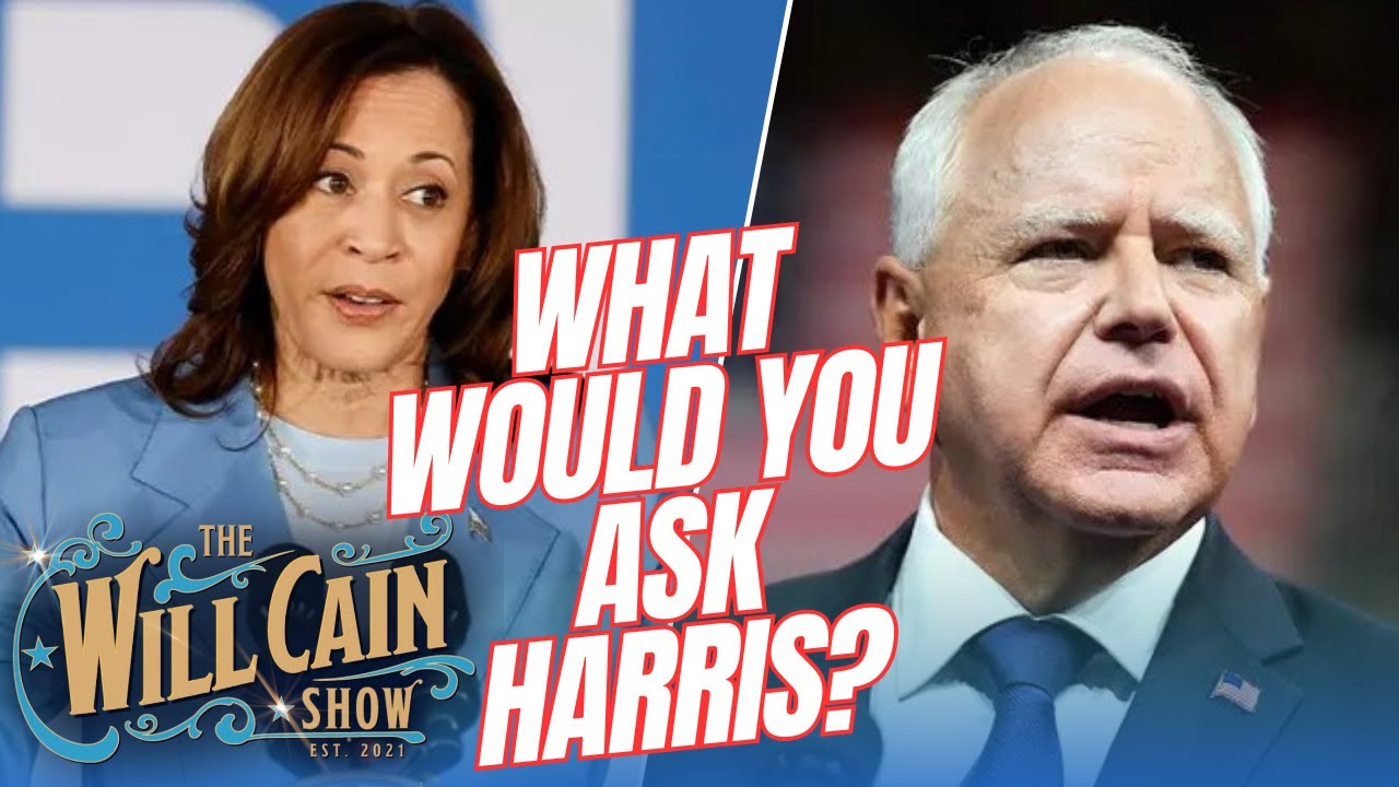 Live: Four CRUCIAL questions for VP Harris & Walz! | Will Cain Show