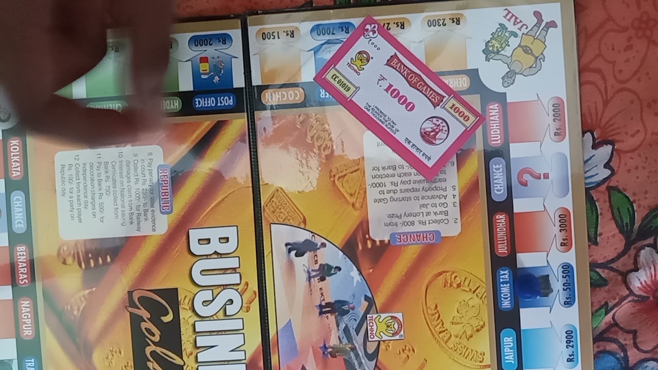 How to play Business Gold Board Game (See till end)