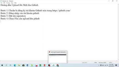 Hướng dẫn Upload Web lên github đơn giản nhất