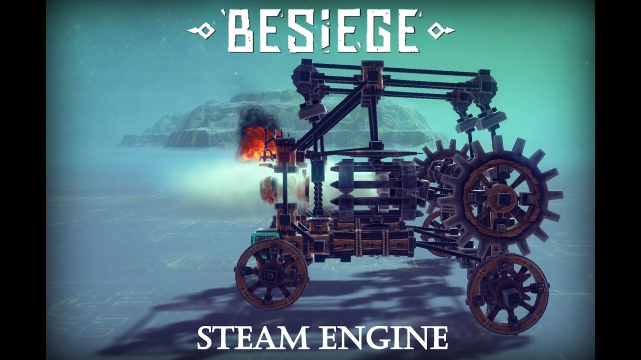 Besiege steam engine#mechanicalengineering #besiege - YouTube