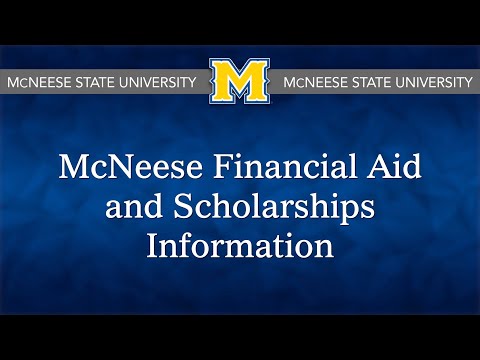 McNeese Financial Aid and Scholarships Information