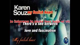 MY FOOLISH HEART - KAREN SOUZA - PISTA O KARAOKE