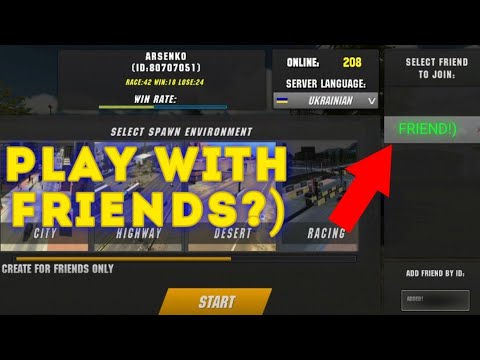 HOW TO PLAY WITH A FRIEND Car parking multiplayer