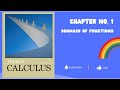 (L .2)Thomas Calculus chapter No 1 .DOMAIN AND RANGE explanation