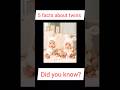 Intresting facts about twins sciencefacts trending shorts  whatsappstatus facts twins study