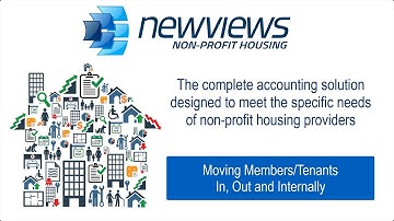 Moving Members/Tenants In, Out and Internally with NewViews for Non-Profit Housing