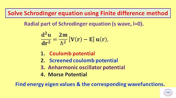 Quantum: Solve Schrodinger equation using Finite Difference Method - Part 2