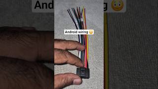 Android car stereo wiring ✅️😳 #shorts #android #wiringdiagram