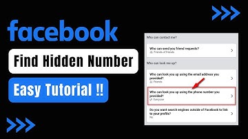 Find Facebook Hidden Phone Number !