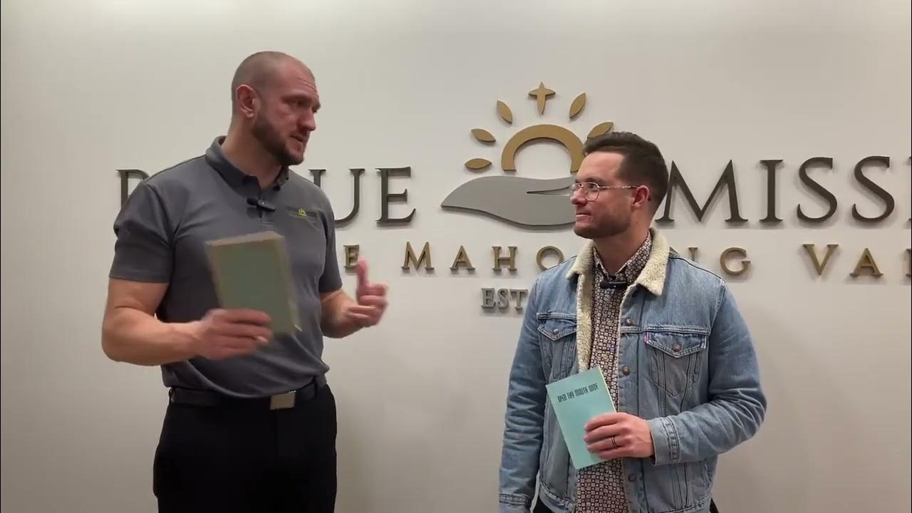 Anders Hagstrom grandson of Rev Ray Hagstrom visit to Rescue Mission of