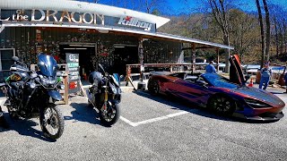 KLR650 vs. the tail of the dragon