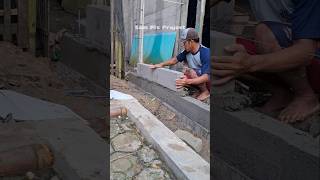 pasang bata ringan pagar keliling