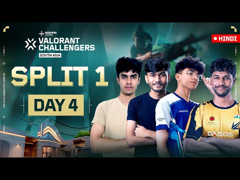 [HINDI] VALORANT Challengers South Asia 2025 Split 1 - Day 4