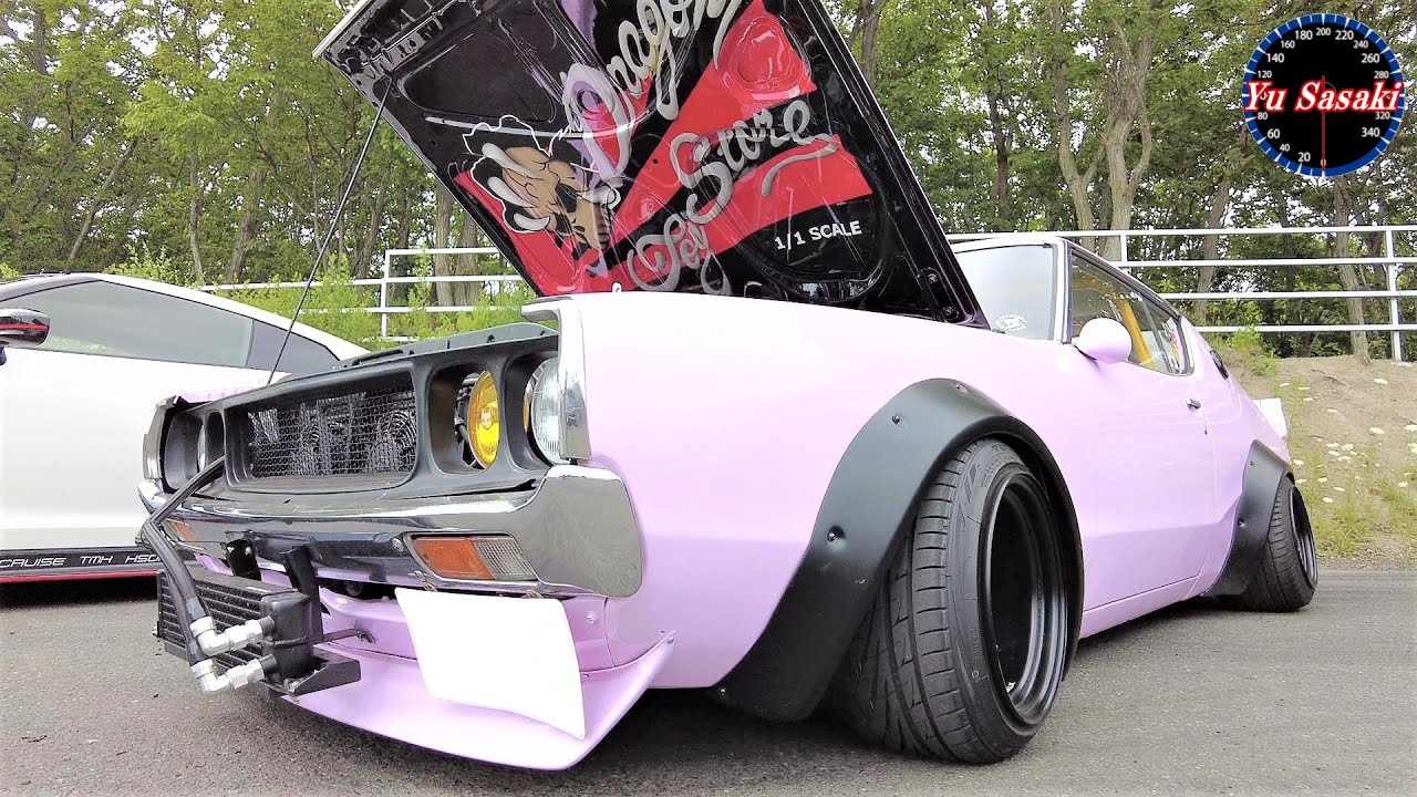 NISSAN Skyline Kenmeri 旧車ケンメリ2Dr - 札幌FINALIST杯 - YouTube