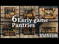 Valheim Early Game Pantries (meadows, black forest, swamp)