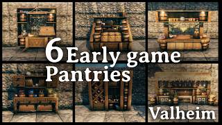 Valheim Early Game Pantries (meadows, black forest, swamp)