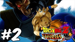 Dragon Ball Z: Ultimate Tenkaichi Story Mode Walkthrough PART 2 - Goku vs Vegeta (XBOX 360 1080p)