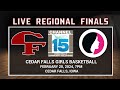 Cedar falls girls basketball 2024 ighsau regional finals