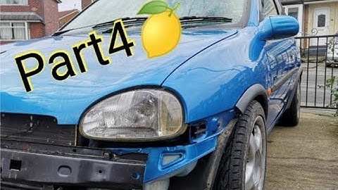 CORSA B return of the lemon Part4 (corsa b204) project