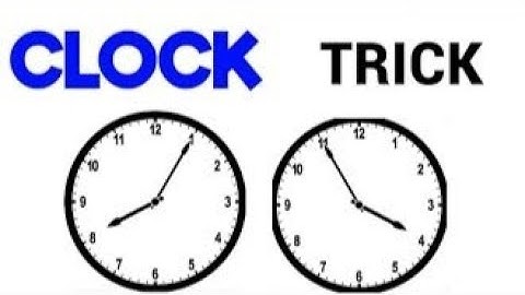 Mirror image clock ⏰ reasoning tricks| mirror reasoning trick| Reasoning tricks