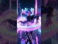 Neon Cyberpunk Dance 🔥 Futuristic Bass Drop Visualizer #shorts  #aiart#oddlysatisfying #illusion