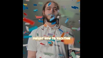 Thumbnail of Congratulations | Post Malone | Status Edits | Lyrics #congratulations #postmalone #status #edit