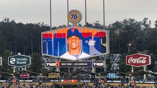 Mets Dodgers 25 Starting Lineups