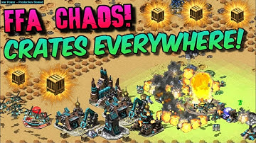 Red Alert 2 Yuri’s Revenge FFA Mayhem | Oil in Center + Crate Madness! (4-Player Online Match)