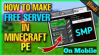 Create Free SMP | How to Make A Server in Minecraft Mobile | Minecraft Pocket Edition screenshot 4