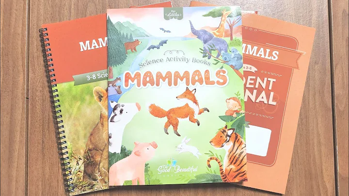 *New!* Science Activity Books for Littles MAMMALS Flip Through || The Good and The Beautiful