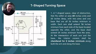 BlueDAG Accessibility Minute: 2017 ANSI For New Buildings – T-Shaped Turning Space