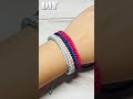 #6 【100均DIY】3本で編む簡単ミサンガの作り方⁑FriendShip Bracelet For Beginner