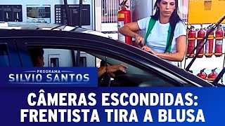 Frentista Tira A Blusa Câmeras Escondidas 300417