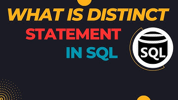 What is Distinct Statement in SQL || MS ACCESS
