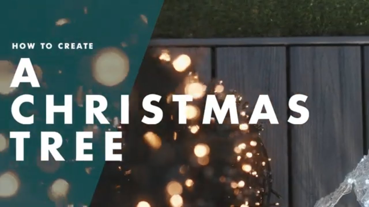 How To Create A Christmas Tree Bunnings Warehouse Youtube