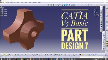 CATIA V5 - Basic Part design tutorial 7 in [2020]