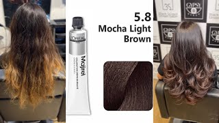 How To: Mocha Light Brown || 5.8 Loreal || 6.8 Loreal || Light Brown Hair Colour || Colour Tutorial
