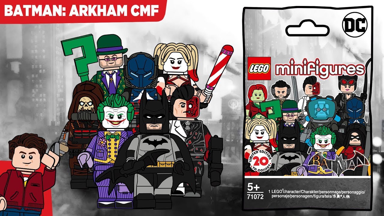LEGO Batman Arkham CMF Series - Characters from Asylum, City and Knight! -  YouTube