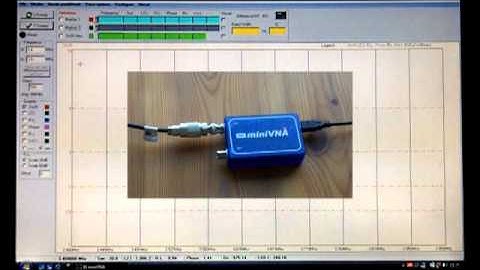 miniVNA Demo Part 1 (Ham Radio)