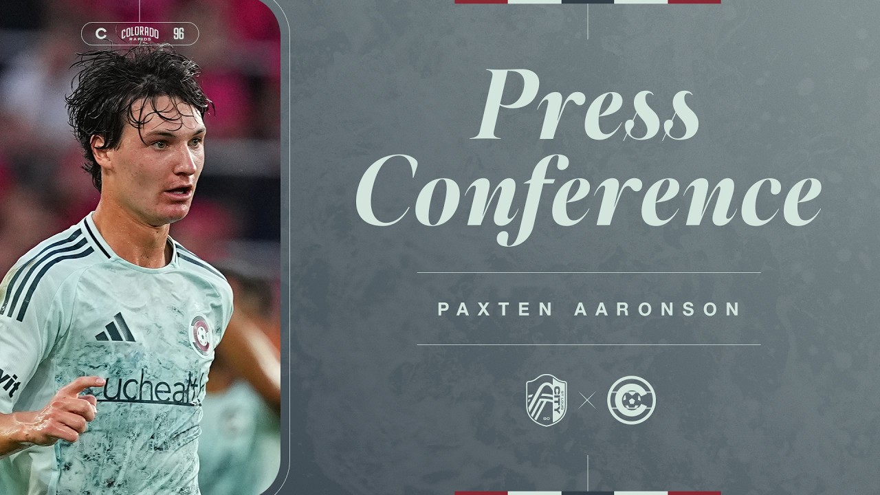 Press Conference | Paxten Aaronson on result with St. Louis, reframing opportunities