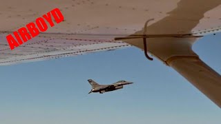 F-16 - Cessna Intercept Exercise • Super Bowl LVII