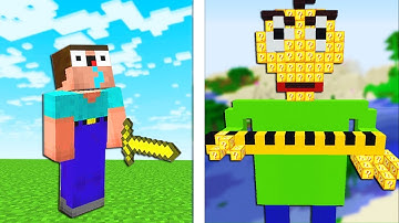 NOOB vs LUCKY BLOCK BALDI MUTANT in MINECRAFT!