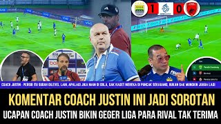 Reaksi Jujur Coach Justin Saat Persib Jadi Pemuncak Klasemenbikin Geger Liga Para Rival Tak Terima