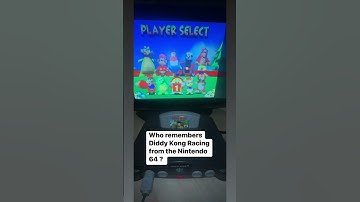 Who remembers Diddy Kong Racing from the Nintendo 64 ? #diddykongracing #nintendo64  #shorts #fyp