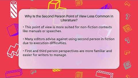 Why Is the Second Person Point of View Less Common in Literature? - The Prose Path